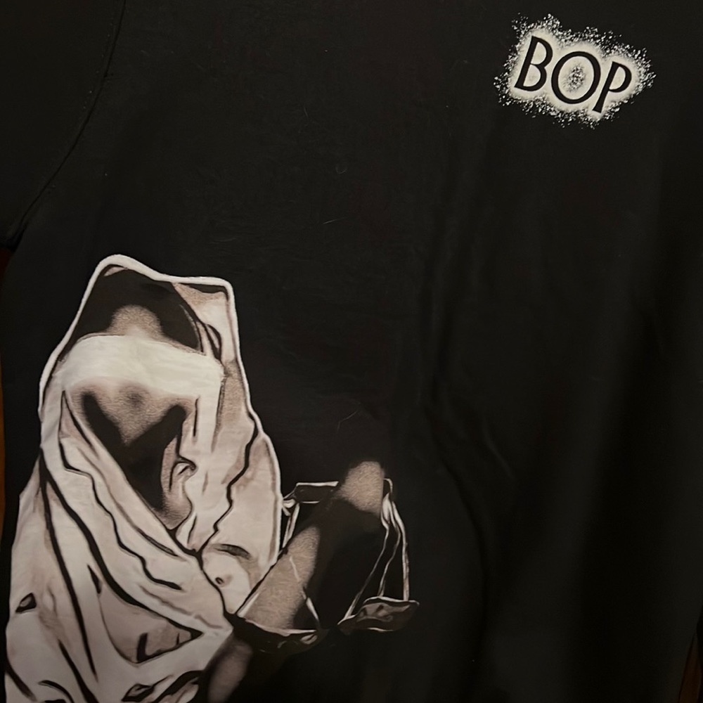 Benny the butcher BOP burden of proof black crew neck